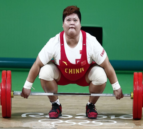 第15金！女举75公斤以上级 中国选手孟苏平夺金