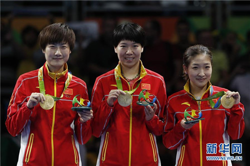第17金!刘诗雯2分中国完胜德国 成功卫冕女团冠军
