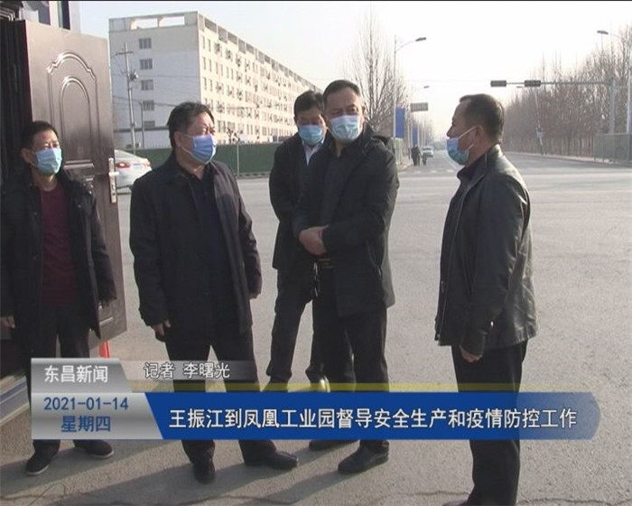 王振江到凤凰工业园督导安全生产和疫情防控工作